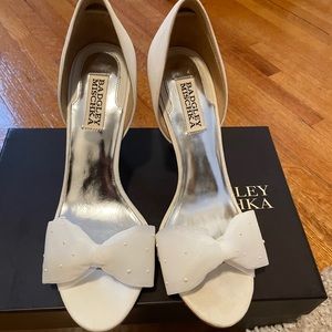 White Zandra Badgley Mischka